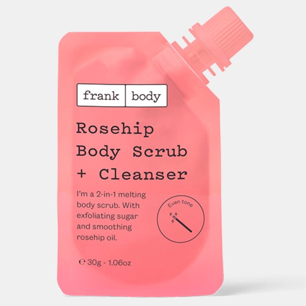 FRANK BODY Rosehip Body Scrub & Cleanser (BRAND-NEW IN‎ PACKAGE)